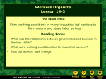 Lesson 14-3: Workers Organize