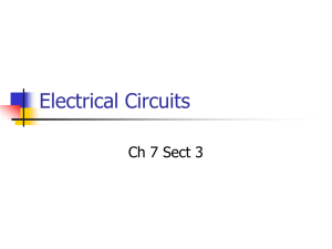 Electrical Circuits