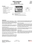 28 VOLT INPUT - Crane Interpoint