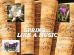 Spring is like music - Poland