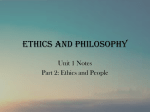 Ethics and Philosophy - Mr. Parsons` Homework Page