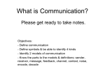 What is Communication?