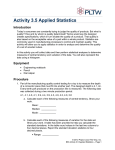 Activity 3.5 Applied Statistics
