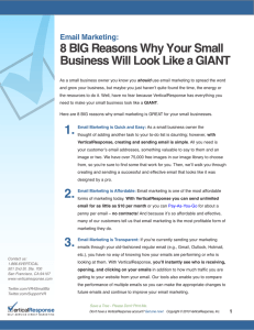 8 Giant Reasons to Use Email Marketing