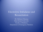 Electrolyte Imbalance and Resuscitation