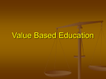 Value Based Education