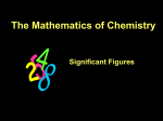 Significant Figures