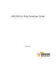 AWS SDK for Ruby Developer Guide