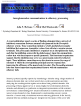 Lateral olfactory processing