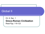 8 Greco-Roman Civilization