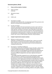 Ammonia (plasma, blood) - Association for Clinical Biochemistry