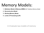 Memory Models