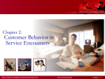 Customer Behaviour in Service Encounter