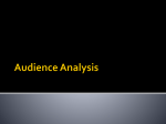 Audience Analysis - Peoria Public Schools