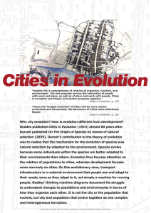 Why city evolution? How is evolution different from development