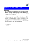 Activity 1.2.2 Circuit Theory