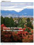 Climate Projections for Metro Vancouver