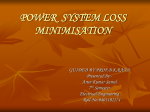 seminar on power system loss minimisation