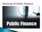 Nature and Scope of Public Finance