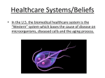 Healthcare Systems/Beliefs