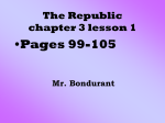 The Republic chapter 3 lesson 1