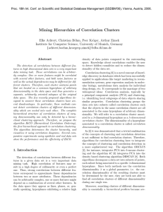 Mining Hierarchies of Correlation Clusters