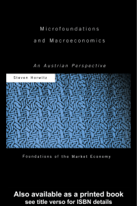 Microfoundations and Macroeconomics: An Austrian perspective
