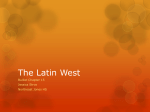 The Latin West - Mrs. Stroo`s WHAP