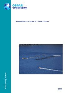 Assessment of Impacts of Mariculture Year