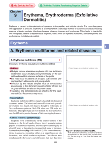 9 Erythema, Erythroderma (Exfoliative Dermatitis)