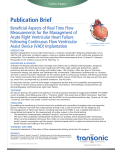 VAD - Real-time Flow in the Management of Acute Right Ventricular