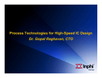 Process Technologies for High-Speed IC Design