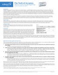 The Truth of Accuracy VetScan Canine Giardia Rapid Test