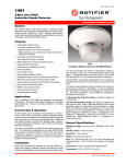2-Wire and 4-Wire Ionization Smoke Detector