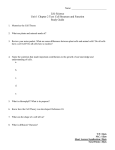 iscience life science unit 1 chapter 2 study guide