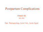Postpartum Complications