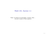 Sec 1.1 - UBC Math