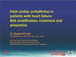 Fatal cardiac arrhythmias in patients with heart failure: Risk