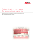 Rehabilitation concepts for edentulous patients.