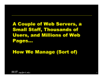 MIT Web Publishing