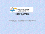 HIPPA/OSHA