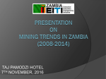 MINING TRENDS IN ZAMBIA (2008