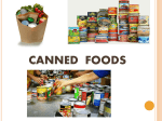 CANNED FOODS