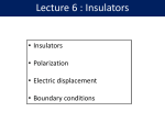 Lecture 6: Insulators (ppt)