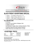 black friday advertising special advertising prices