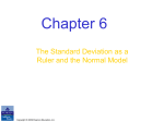 standard deviations from the mean