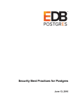 Security Best Practices for Postgres
