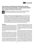 Good Comfort Levels Reported by Patients When Inserting Full