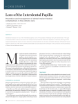 Loss of the Interdental Papilla - Swedish Academy of Cosmetic