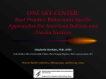 Best Practice Behavioral Health Approaches for